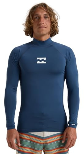 Billabong Herren Waves All Day LS L/SL Surf Tee, Midnight, XS