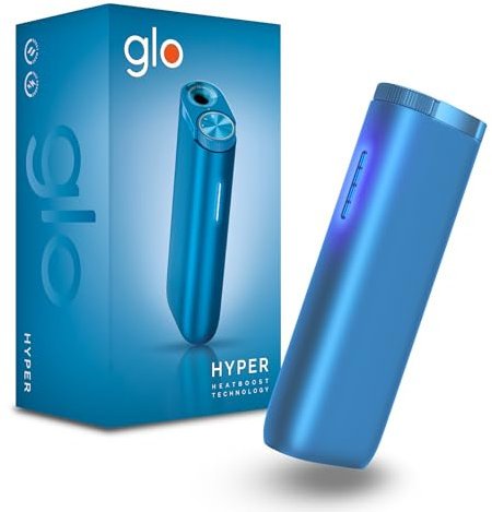 glo Hyper l'Alternativa alla Sigaretta, Intensità Superiore in un Design Essenziale, 2024, Colore Blu Cobalto
