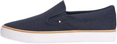 Tommy Hilfiger Sneaker con Suela Vulcanizada Hombre Core Slip On, Azul (Desert Sky), 42