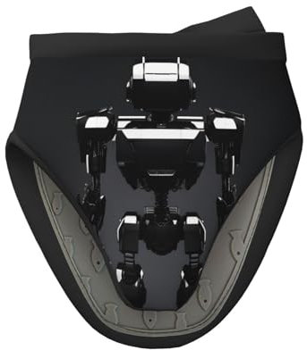 Schwarze Roboter-Topf-Halter und Ofenhandschuhe, hitzebeständig, geeignet zum Grillen, Backen, Kochen und Grillen