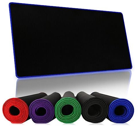 LALAFINA Ultra Large Gaming Mouse Pad Keyboard Pad Mat Black Comfortable Mousing Professional Gaming Suitable for Left Right Handed