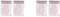 Feeuid 144 Teile/Los Duo Lace Wig Sided Double Tape Slitting Line Hair Adhesive Verlängerungsstreifen für Toupets/Lace Wig Film C