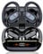 Qecnato Auriculares Inalámbricos Deportivos, Auriculares Bluetooth 5.4 HiFi Estéreo con HD Micrófono, 75H Cascos Inalambricos Bluetooth con Cancelacion Ruido ENC, Pantalla LED, IP7 Impermeable, Negro