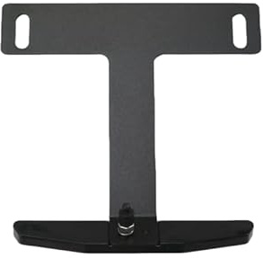 Universal Motorrad Kennzeichen Rahmen Halterung Motorrad Teile Rückstrahler Reflektor Halterung (Rauch)