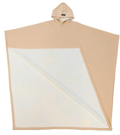Dasongff Oversize, gewichtete Kapuze, lockere Passform, Unisex, Arcane Kapuzen-Sweatshirt für Männer und Frauen, Poncho-Decke, angenehm zu tragen, beige, One size