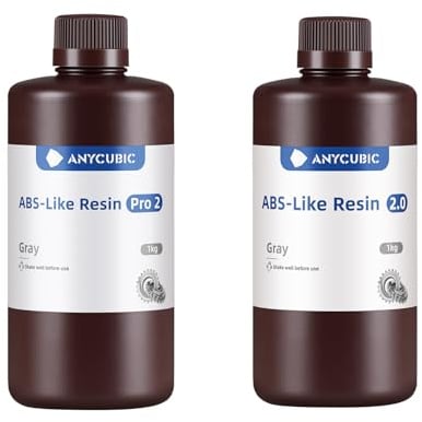 ANYCUBIC ABS-Like Resin Pro 2 und ABS-Like Resin 2.0 Grau Bundle