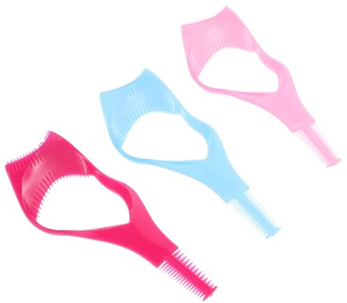 Wimpern Hilfswerkzeug 3-in-1 für Mascara Schutz 18 Stück | Kunststoff, Glatte Oberfläche, für Make Up Übung und Profi Einsatz, Obere und Untere Lider