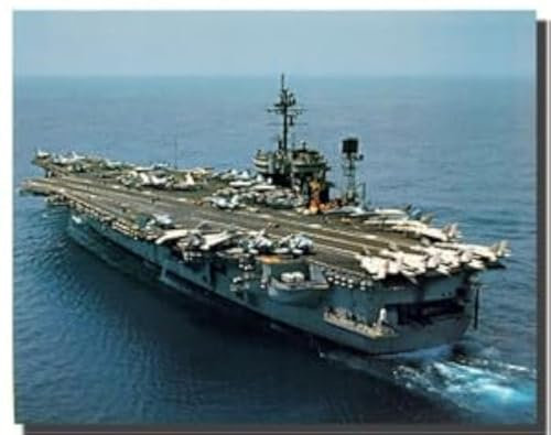 Aircraft Carrier USS Constellation Navy Schlachtschiff Luftfahrt Kunstdruck Poster (40 x 50 cm)