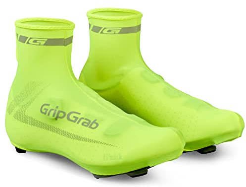 GripGrab RaceAero Sommer Rennrad Überschuhe Dünne Leichte Aero Radsport Schuhüberzieher für Zeitfahren und Radrennen