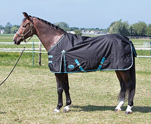 Harry's Horse Thor deken 0 Grams met Fleece Lining zwart, Größe:125cm