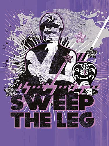 1art1 Cobra Kai Poster Sweep The Leg Bilder Leinwand-Bild Auf Keilrahmen | XXL-Wandbild Poster Kunstdruck Als Leinwandbild 40x30 cm