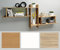 VCM Holzregal hängend | platzsparendes Regal | Maße: H. 80 x B. 188 x T. 20 cm | Elegantes Regal hängend | Aufbewahrungsregal | Bücherregal | Wandboard - Sirola Maxi