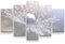 Paul Sinus Art Leinwandbilder | Bilder Leinwand 160x100cm Pusteblume mit Wassertropfen