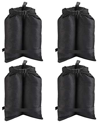 ValueHall Sacchi di Sabbia per Gazebo 4pz Sacchi per Pesi per Fissaggio Stabilizzazione di Tettoia Tenda da Sole Rifugio Esterno Tendone V7059E