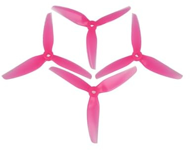 HQ Durable Prop POPO 5146 Dreiblatt 5,1X4.6X3 Pink 4 Stück PC FPV Propeller 5 Zoll