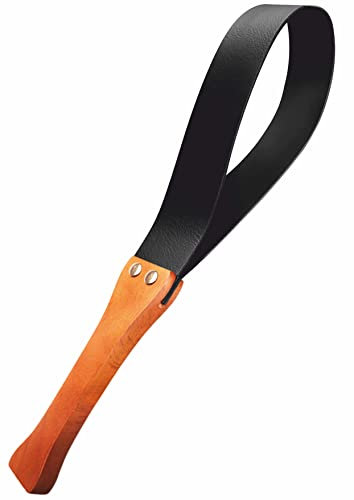 AOXVIA Paddle di cuoio equitazione raccolto per cavalli, colture equestre