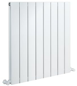 Orion Aluminium Designer Radiators Central Heating Heater Vertical White Double Panel - 588 x 600mm