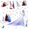 2Pcs Frozen Sticker, Wandaufkleber Babyzimmer, Wandtattoo Mädchen, Mädchen Prinzessin Wandsticker, Babyzimmer Wandaufkleber, 30cm×60cm Für Kinderzimmer Babyzimmer Schlafzimmer Wanddekoration