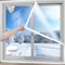 Thermo Cover Fenster Isolierfolie,Transparente Thermofolie Fenster Winter Winddichte Kälteschutz Wärmefolie mit Klettverschluss