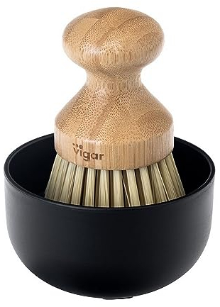 VIGAR Brush Set, Nylon, Polypropylene, Black, Brown, Bamboo, 9 X 9 X 12 CM