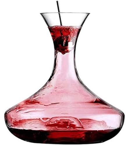 OATTIS Crystal Wine Jug Whiskey Decanter Sets Red Wine Separator Engraved Dust Proof Metal Ball Air Type Fast Decanter