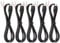 PENGLIN 5PCS 3.2FT 22AWG USB Type-C 2 Core Pigtail Cable, 3A 5V USB-C Male to 2 Pins Bare Wire Open End Extension Cable for DIY Repair