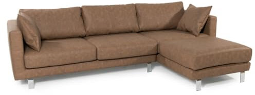 Vienna International Furniture Modell „Boston“ ECKSOFA IN Leder Look PR