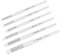 Kssvzz Dry Brush Modélisme Pinceaux, 6 Pinceaux Modelisme pour Miniatures de Modèle, Maquette, Drybrush Set pour Loisirs, Pinceau de Peinture pour Figurine,Poils de Chèvre Naturels (Blanc)