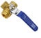 Valvola a sfera a 3 vie in ottone - T-Port & L-Port, 1/4 a 1 (tipo DN10 L)