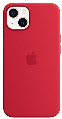 Apple Silicone Case with MagSafe (for iPhone 13) - (PRODUCT) RED