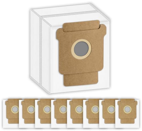 (9 Piezas) Q0520 Bolsas de Repuesto para el Robot Aspirador iRobot Roomba Combo 2 Essential Q0520, Roomba 105 Combo, Plus 405 Combo, Plus 505 Combo Robots Aspiradores, Accesorios para Bolsas de Basura