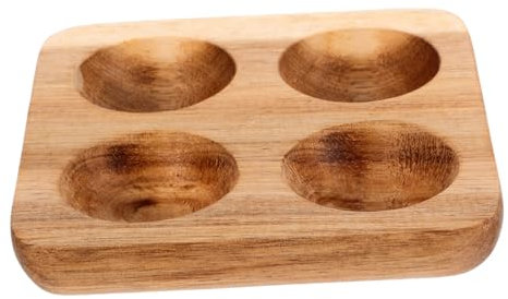 Zerodeko Holz Eierhalter Für Eier Robuste Präsentationsplatte Aus Akazienholz Für Kühlschrank Und Küche Vielseitig Einsetzbar Zur Aufbewahrung Und Stilvollen Präsentation