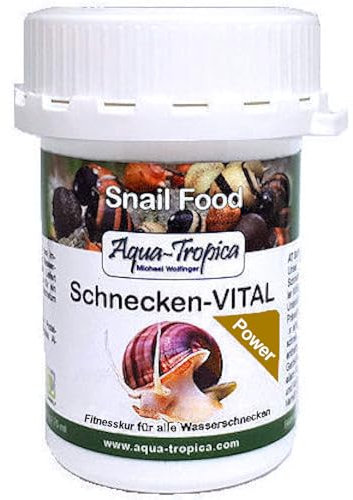 Aqua-Tropica - Schnecken-VITAL Power - 4 in 1 Schneckenfutter Sticks I Fitnesskur für Land- & Wasserschnecken I Gezielte Nährstoffversorgung I 40g