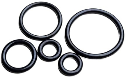 EPDM O-Ring Dichtung 80 mm x 75 mm x 2.5 mm, 80 mm AD, 75 mm ID, 2.5 mm Breite, Schwarze O-Ringe, Packung mit 10