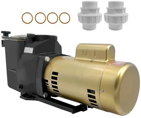 Super Pool Pump 3HP 115/230V Singola Velocità Ricambio per Haywar-d Pompa Singola Velocità per Piscine o Spa Fuori e fuori terra Pompa Piscina Autoadescante con Ingresso