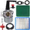 BlesConi Kit de tuning carburateur avec filtre à air pour moteur motoculteur 110402 110412 215369 compatible avec 696065 697422 pièces de rechange