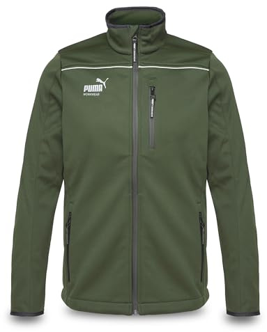 PUMA WORK WEAR Veste de travail de qualité supérieure - Veste softshell en tissu robuste et réflecteurs