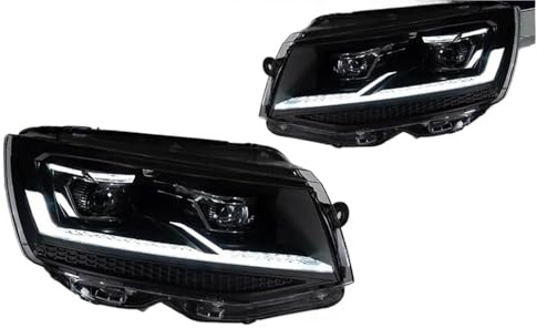 Hiverni Autoscheinwerfer Autoscheinwerfer für VW für Multivan T6 Scheinwerfer Styling Dynamische Blinkerlinse 2 Stück