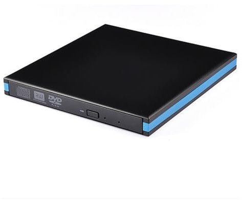 Lettore DVD, Lettore masterizzatore Blu-ray USB 3.0 CD DVD unità esterna per Smart TV e camper(Noir)