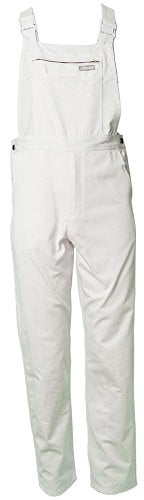 Planam 0833098 MG 260 Latzhose, Weiß, Größe 98
