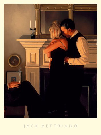 Jack Vettriano - Beautiful Losers II (Detail) Poster / Kunstdruck (80 x 60)