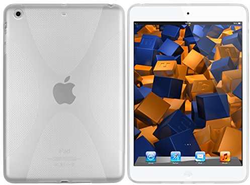 mumbi X-TPU Hülle kompatibel mit iPad mini 2012 Case Cover, transparent weiss