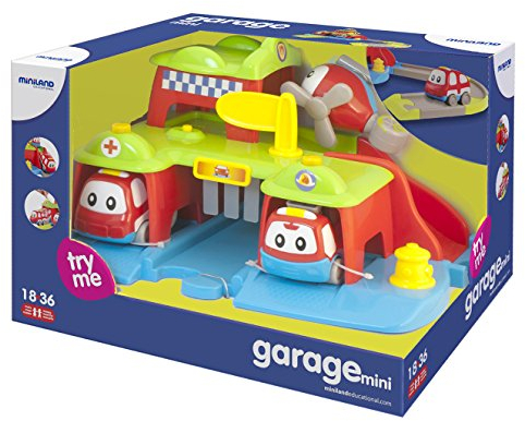 Miniland 97268 – Mon Premier Garage, rôle Jouets