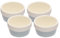 KitchenCraft The Classic Collection Set di 4 Ciotoline Ramekin in Ceramica, Bianco, 4 unità