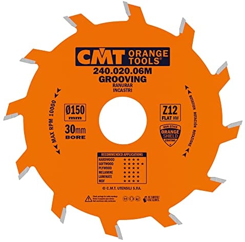 CMT Orange Tools 240.020.06M Slot Saw 150 x 2 x 30 Z 12 Straight