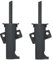 Kohlebürsten Kohlen für Waschmaschine mit Halter  L  Halterlänge 57mm passend für AEG Lavamat 72720W / 72760W / 73600WDK / 73600W UPDATE / 73603 UPDATE / 73620W / 73623W / 73706W