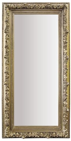Casa Padrino Barock Wandspiegel Antik Silber Höhe 120 cm, Breite 80 cm - Edel & Prunkvoll