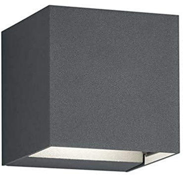 Trio Leuchten Adaja 226860242 LED Außen Wandleuchte, Aluminium, 2 x 3 Watt, Anthrazit