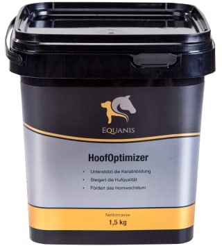 Equanis HoofOptimizer - Die Hufkur für Pferde - Hochwertigste Inhaltsstoffe wie Biotin, MSM und Zink unterstützen die Hornproduktion und stärken den Huf von innen heraus