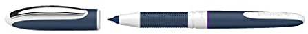 Schneider Tintenroller, Schaft dunkelblau/weiß, Strichstärke 0.6mm, violett